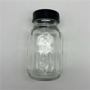 Vintage EvenFlo Glass Baby Bottle with cap, 4 oz